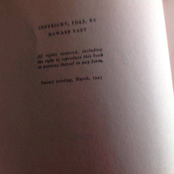 Citizen Tom Paine by Howard Fast - Picture 2 of 2